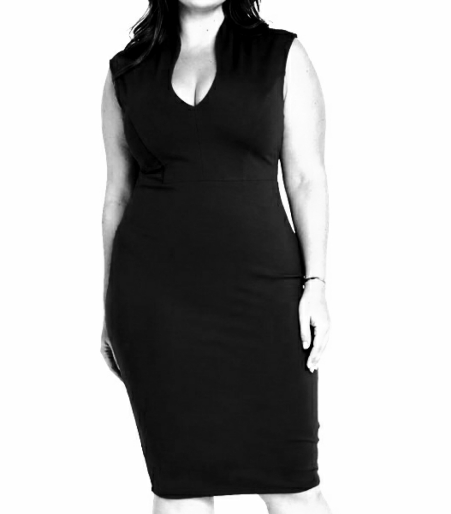 Midi Black Dress
